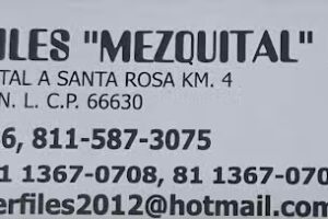 Aceros y Perfiles &ldquo;MEZQUITAL&rdquo;
