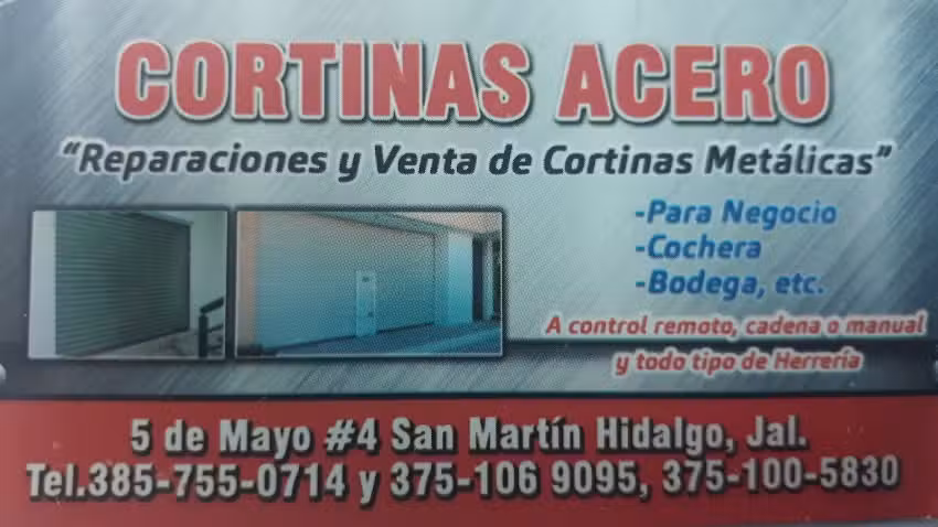 Cortinas metalicas y herreria