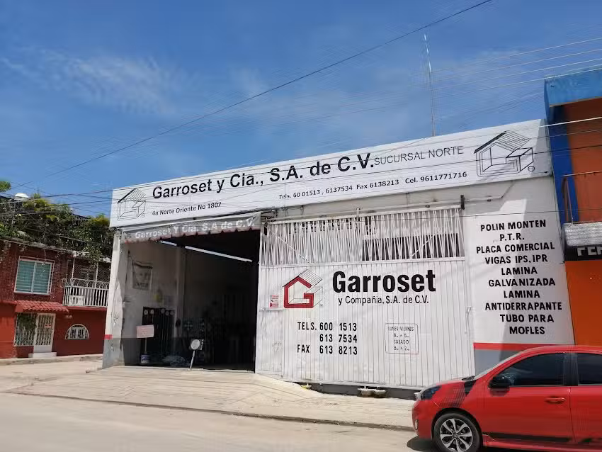 Garroset y Compa&ntilde;&iacute;a Norte &ndash; Fierro, Acero y L&aacute;mina