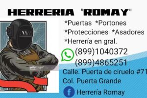 Herrer&iacute;a y asadores &ldquo;ROMAY&rdquo;