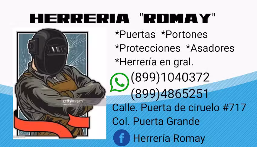 Herrer&iacute;a y asadores &ldquo;ROMAY&rdquo;
