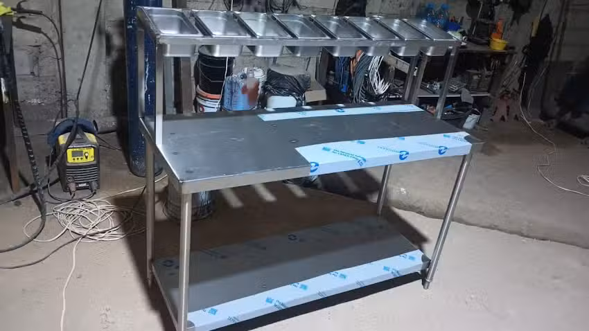 KINOMEX | Mobiliario de acero inoxidable para restaurantes