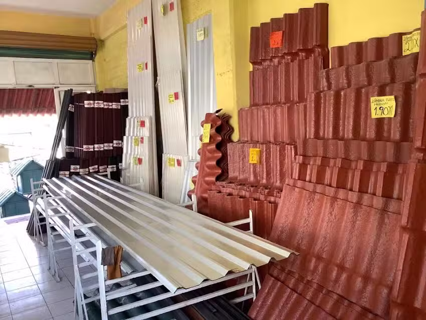 L&aacute;minas para Techar-Aguacero