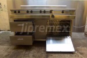 Mobiliario de acero inoxidable para restaurantes