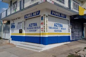Panel Rey Aztra Tablarocas y Metales Acayucan, Ver.