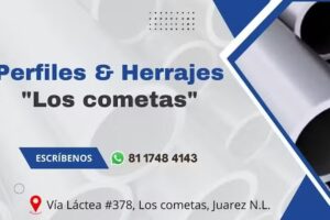 Perfiles y herrajes &ldquo;los cometas&rdquo;