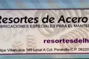 RESORTES DE ACERO &ldquo;DELHER&rdquo;