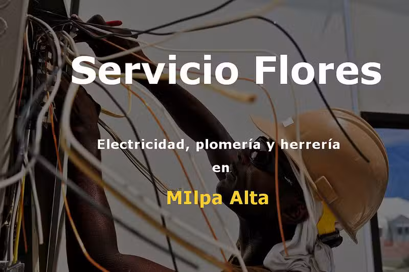 Servicio Flores. Electricidad, plomer&iacute;a y herrer&iacute;a en Milpa Alta