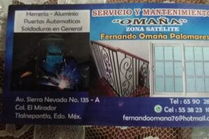 Servicio y mantenimiento OMA&Ntilde;A