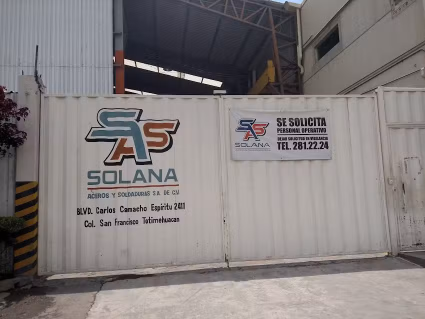 Solana Aceros y Soldaduras S.A. de C.V.