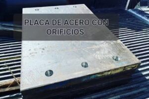 TALLER CORTE DE PLACAS DE ACERO Y SOLDADURA