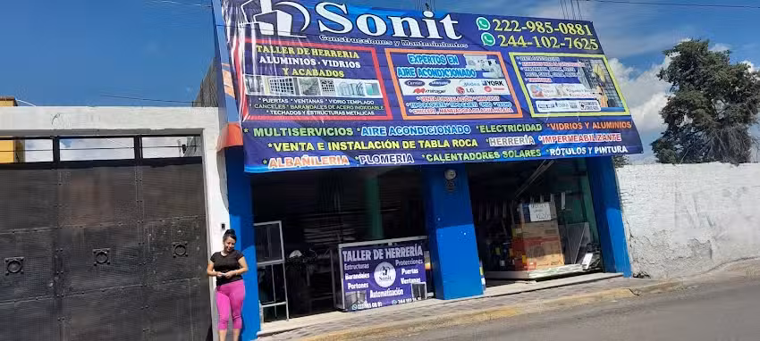 Taller de herreria,estructuras metalicas sonit