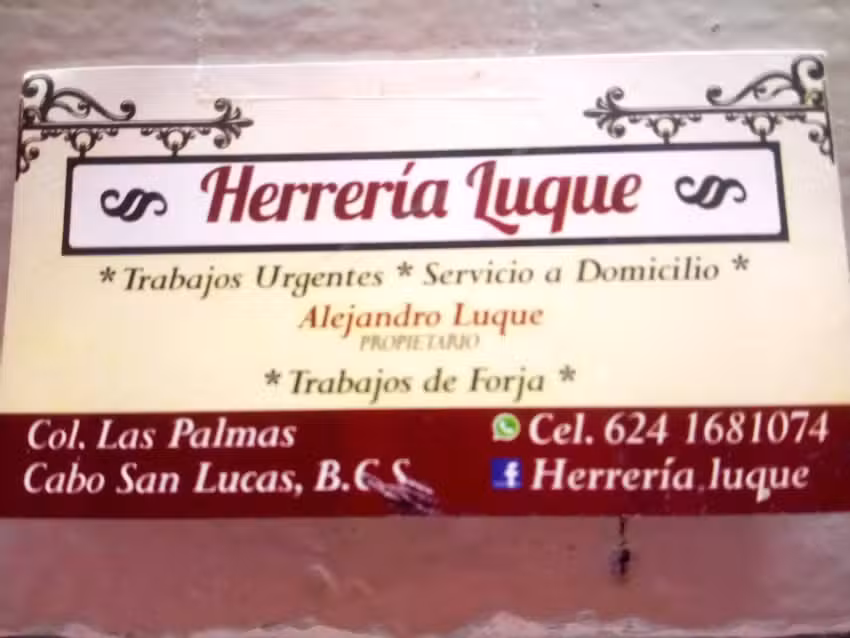 TALLER DE HERRERIA LUQUE