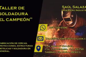 Taller De soldadura “El Campeón”
