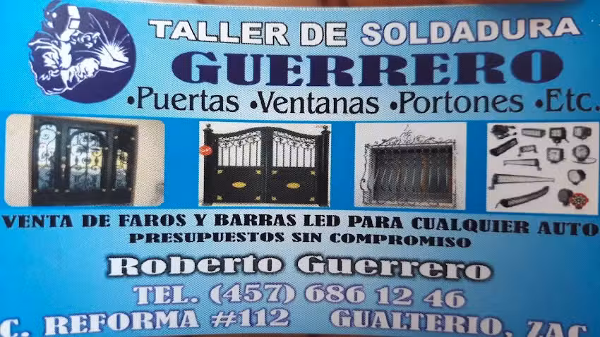 Taller de soldadura &ldquo;GUERRERO&rdquo;