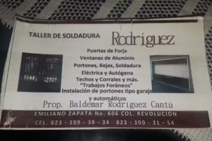 Taller de Soldadura RODRIGUEZ