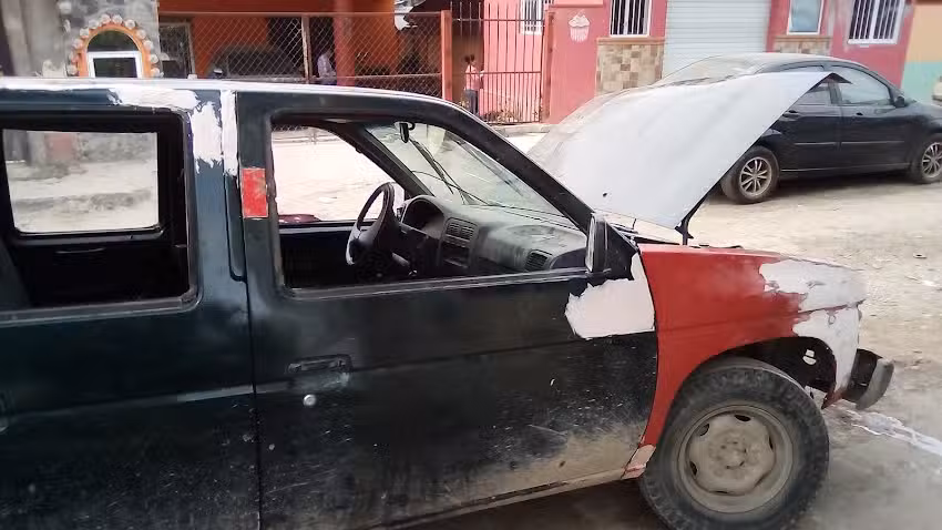 Taller de soldadura y pintura